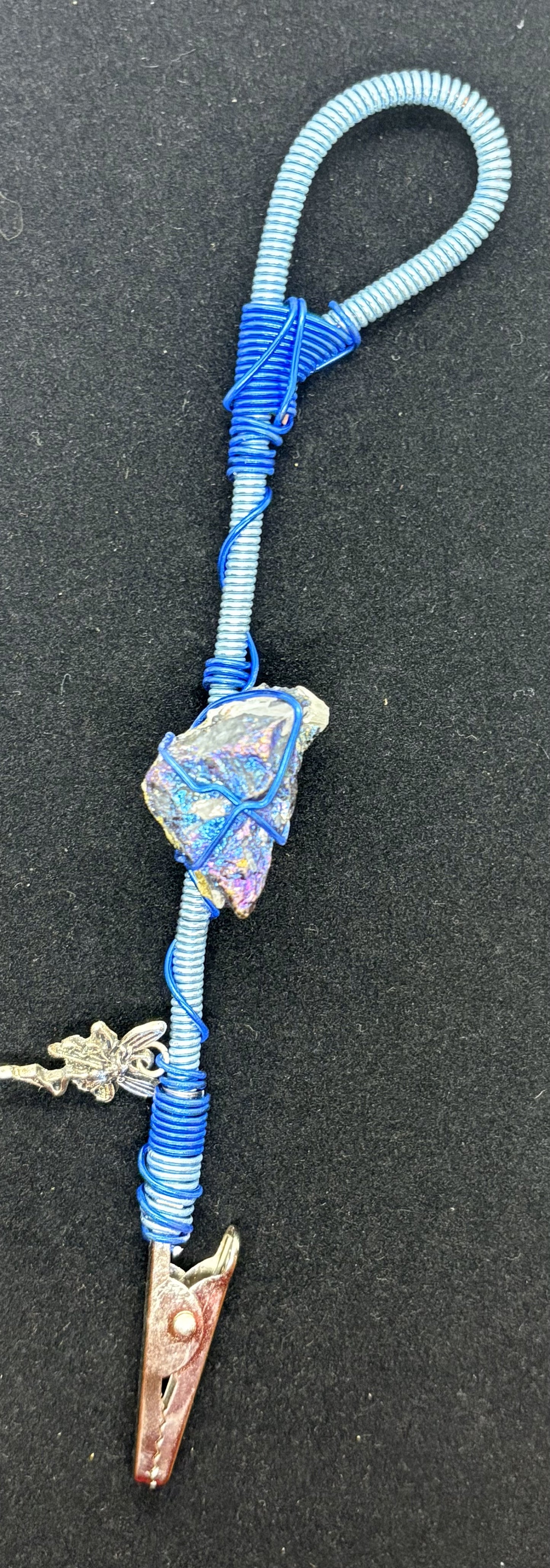 7 IN SMOKING CLIP PEACOCK ORE