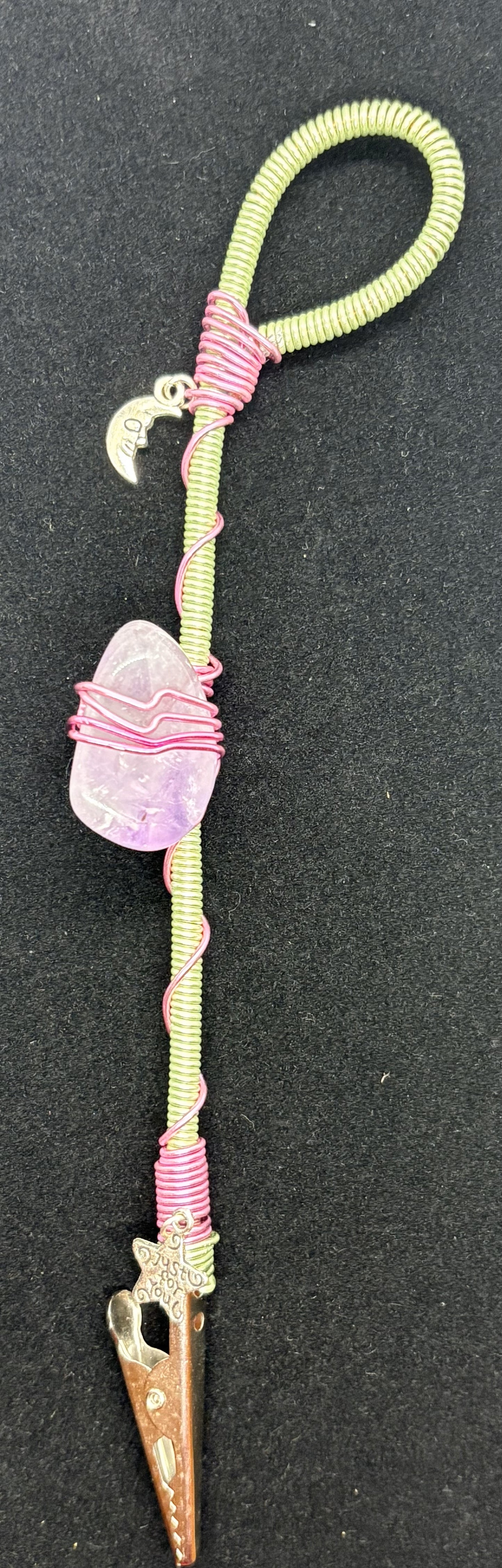 7 IN SMOKING CLIP AMETHYST