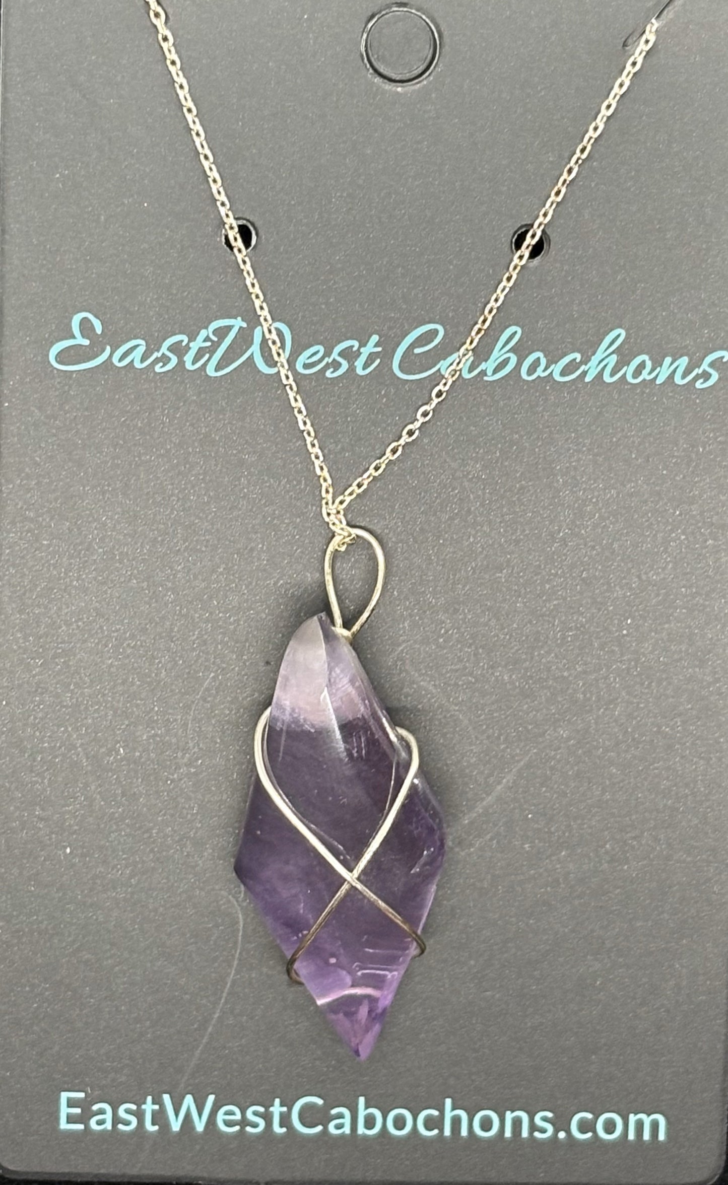 AMETHYST STERLING SILVER NECKLACE