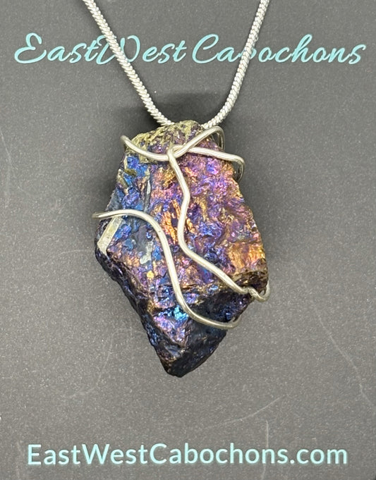 PEACOCK ORE NECKLACE